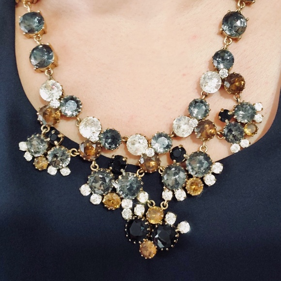 Crystal Statement Necklace - Picture 2 of 11